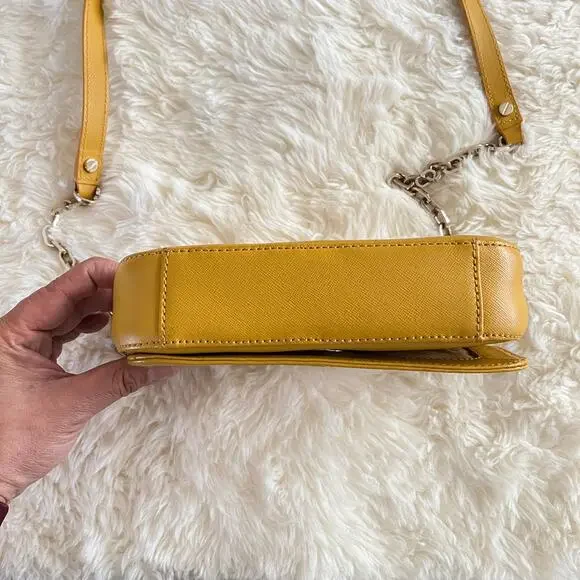 Tory Burch Yellow Mustard color crossbody - Picture 8 of 11